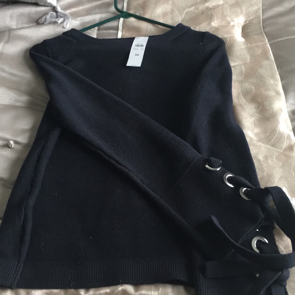 Ann Taylor Tie Sleeve Sweater - Picture 5 of 5